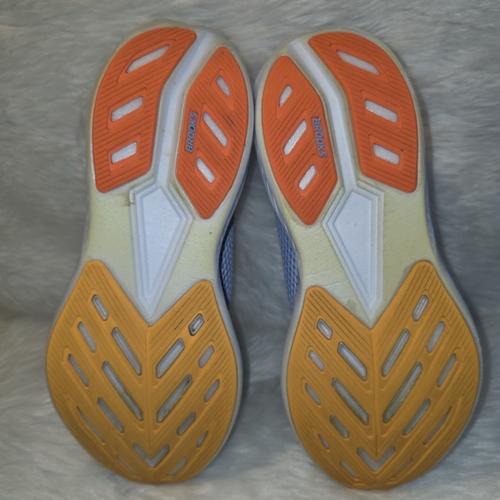 Brooks Hyperion Max Womens 9.5 B Blue Orange Running Shoes Sneakers 1204531B426 - Picture 7 of 8